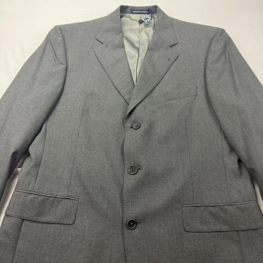 NWT Daniel Cremieux Blazer Mens 40R Grey Loro Piana Wool 3-Button‎ Sport Coat